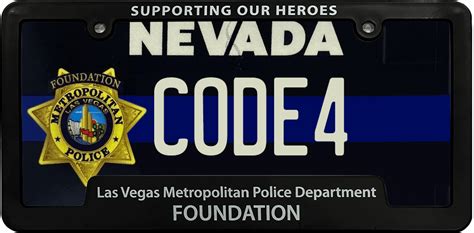 lvmpd foundation license plate.